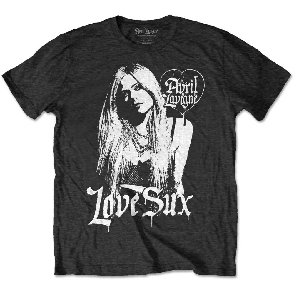 Avril Lavigne - Love Sux Tshirt Homme - Noir